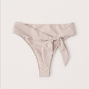 NWT Abercrombie Striped Bikini Bottom - SIZE MED